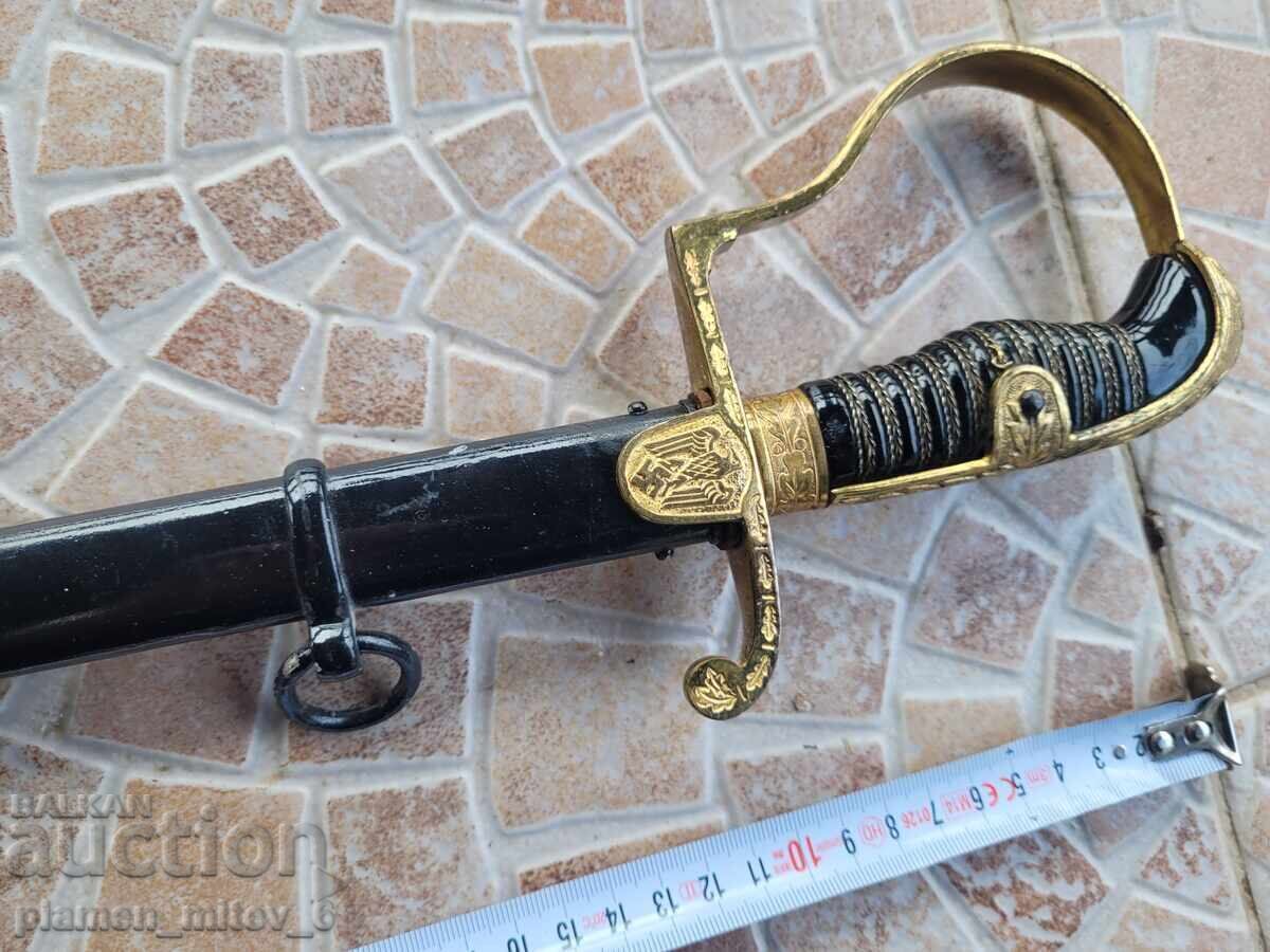 Saber, broadsword, German Wehrmacht officer's saber with price € 1124.84 | 2200.00 BGN Saber, broadsword, German Wehrmacht officer's saber with price € 1124.84 | 2200.00 BGN