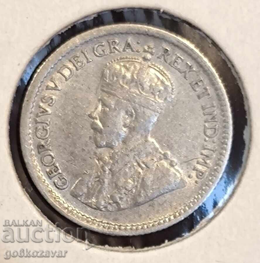 Canada 5 cents 1917 Silver! with price 21.00 BGN | € 10.74