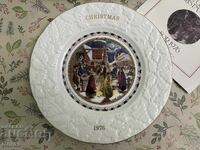 Coalport Christmas 1976 Collector's Plate