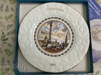 Coalport Collector's Plate, Christmas 1983