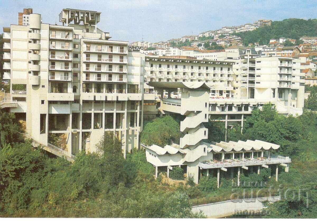 Old postcard - Veliko Tarnovo, Hotel "Veliko Tarnovo"