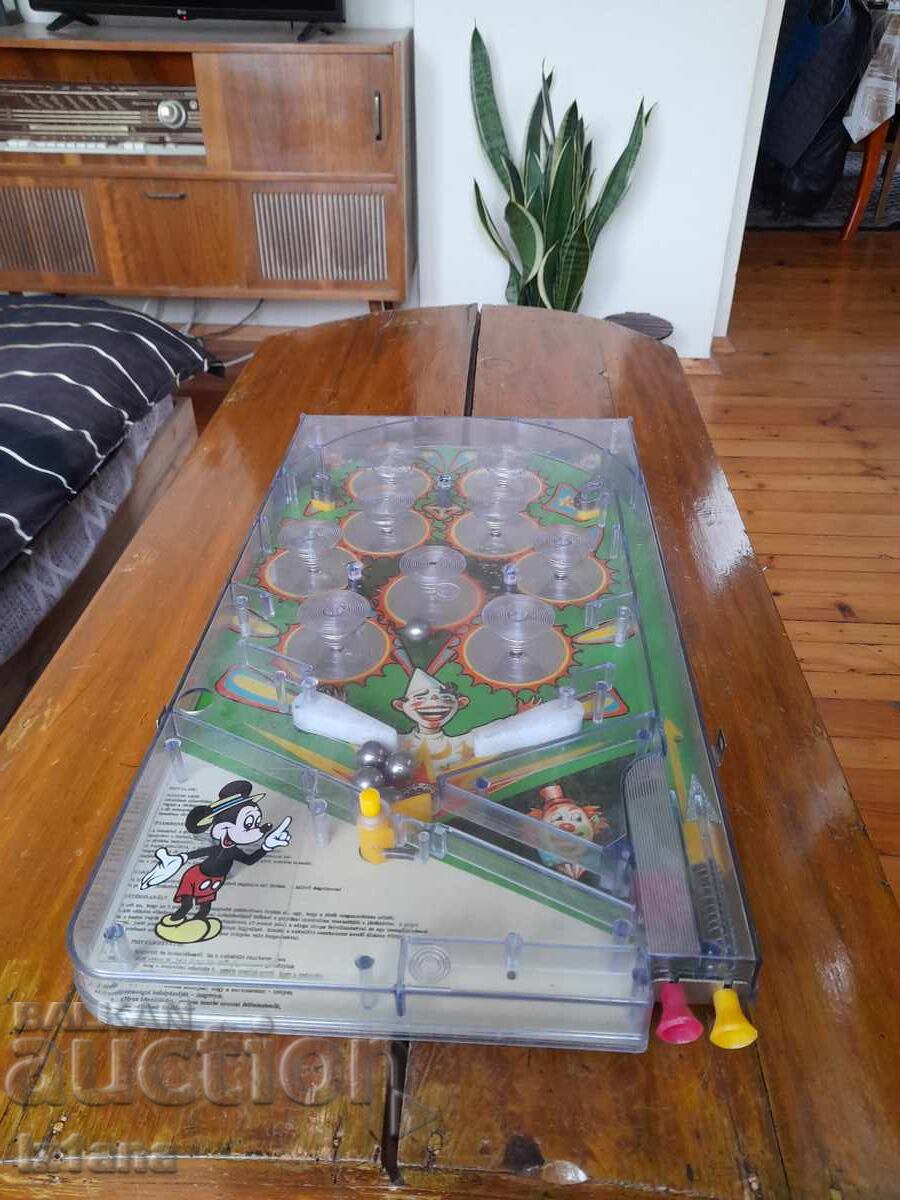 An old children's pinball game