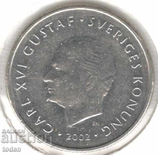 Suedia-1 Krona-2002 B-KM# 894-Carl XVI Gustaf