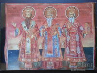 THE TROJAN MONASTERY. Fresco "Bulgarian Patriarchs" 1848