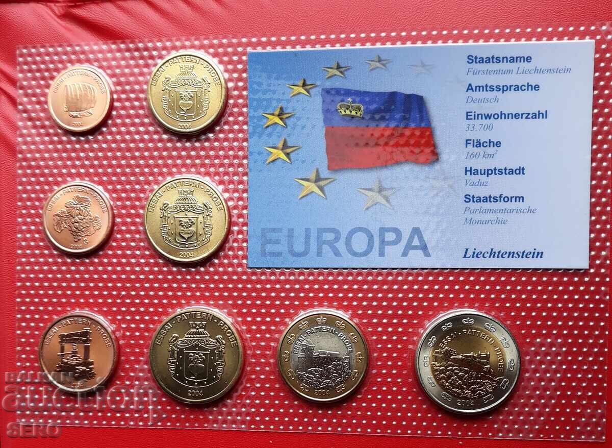 Liechtenstein-SET 2004 de 8 monede euro proof