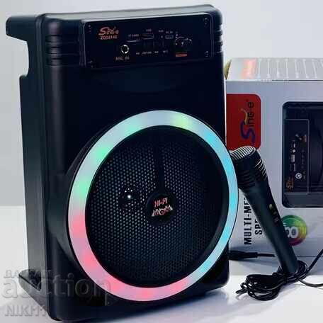 Auction Portable karaoke speaker with microphone bluetooth speaker Auction Portable karaoke speaker with microphone bluetooth speaker