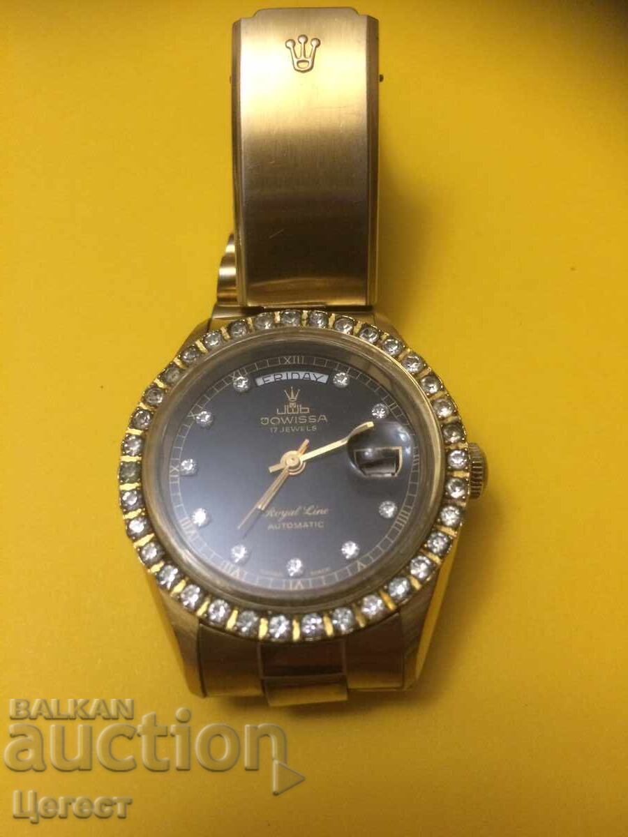 Gold-plated watch JOWISSA AUTOMATIC SWISS MADE RARE