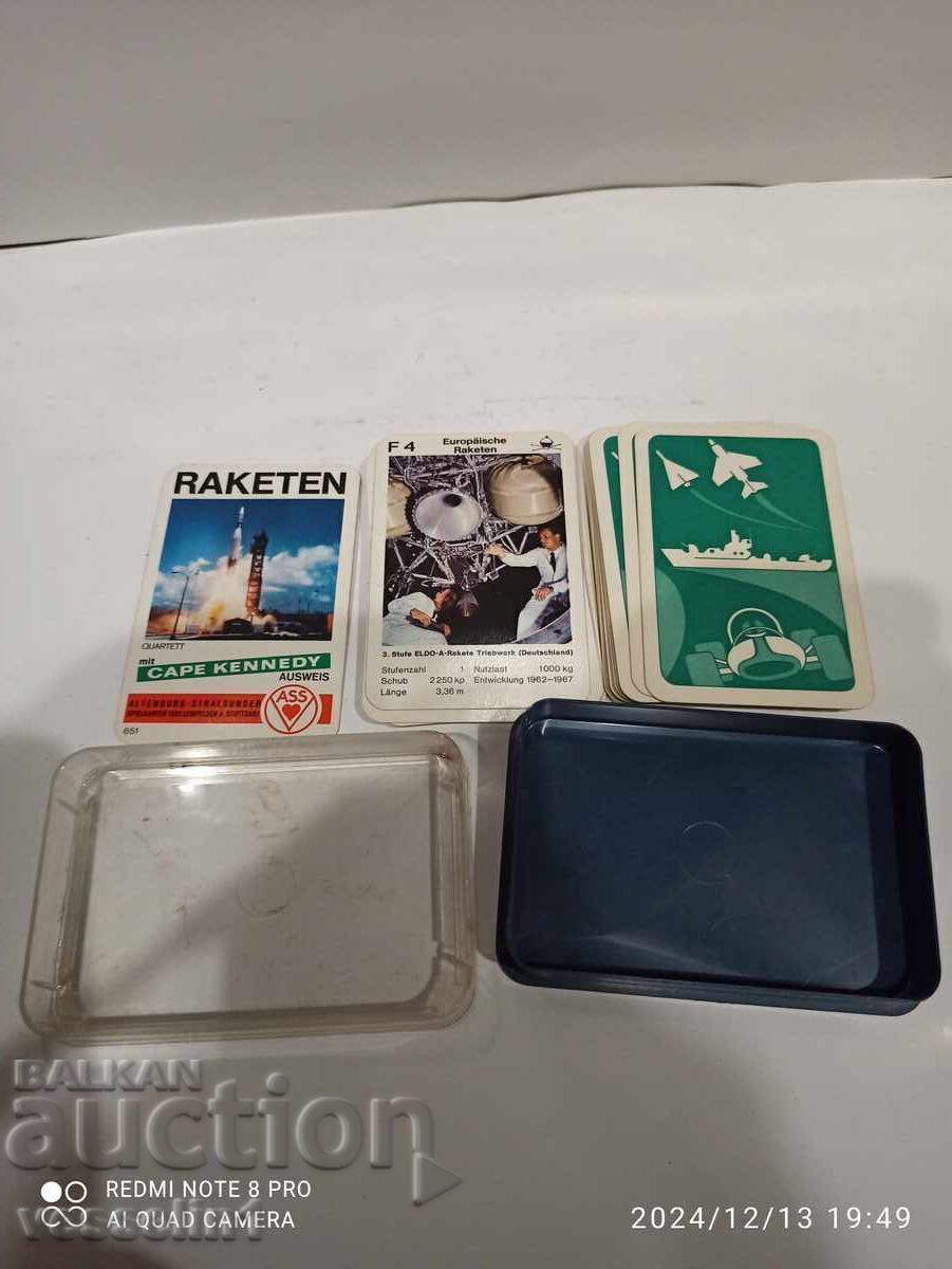 Old collectible cards from the 60s, astronautics, 32pcs