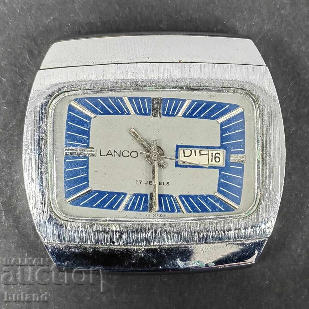 Παλιό Μηχανικό Ελβετικό Ρολόι Lanco 17 Jewels Lanco