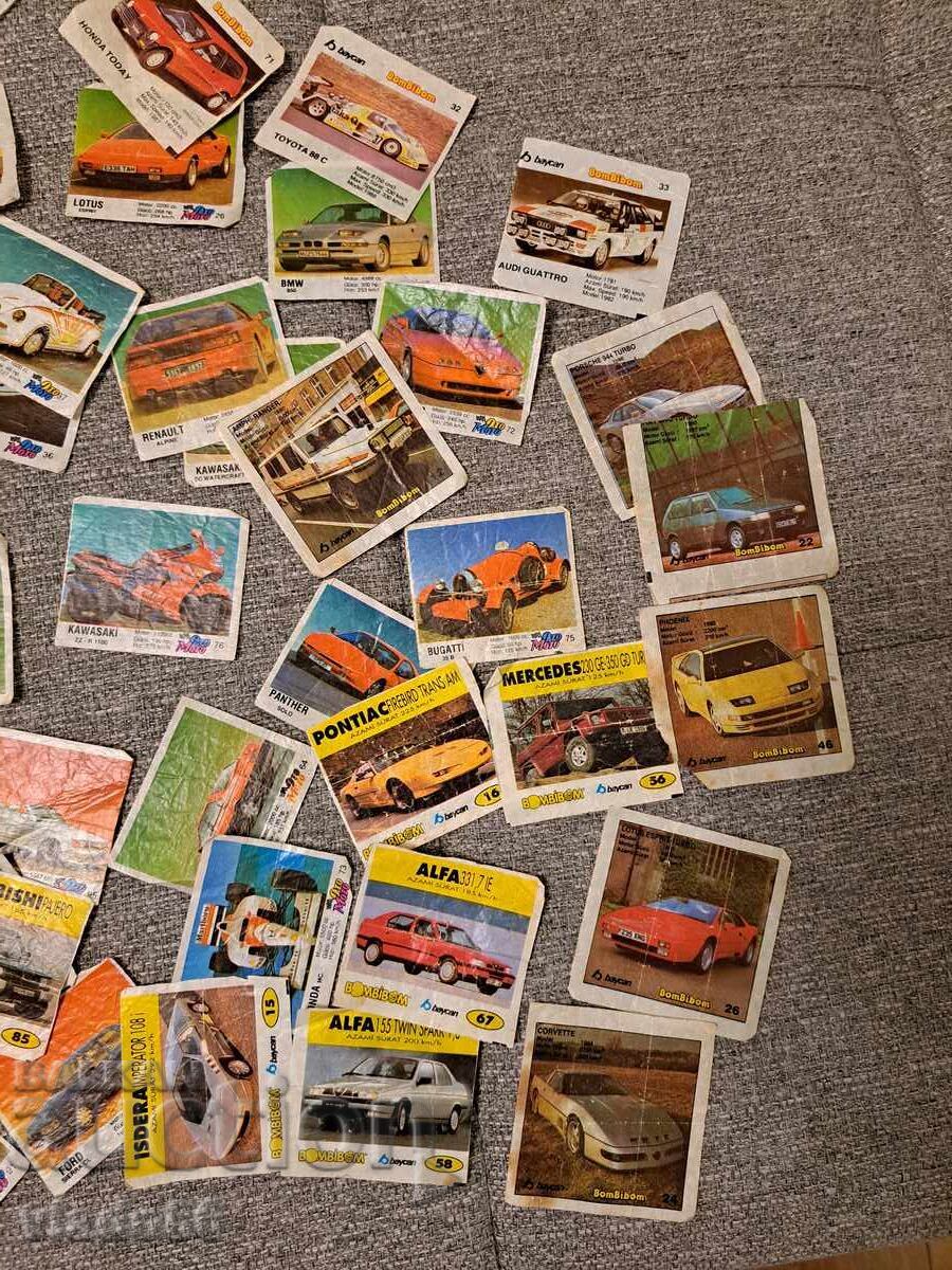 Delivery of 77 Old chewing gum pictures Delivery of 77 Old chewing gum pictures