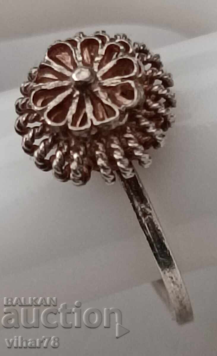 Сребърен  Пръстен - 5