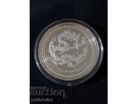 Samoa 2024 - 5 Talas - Lunar - Anul Dragonului - 2 OZ PROOF