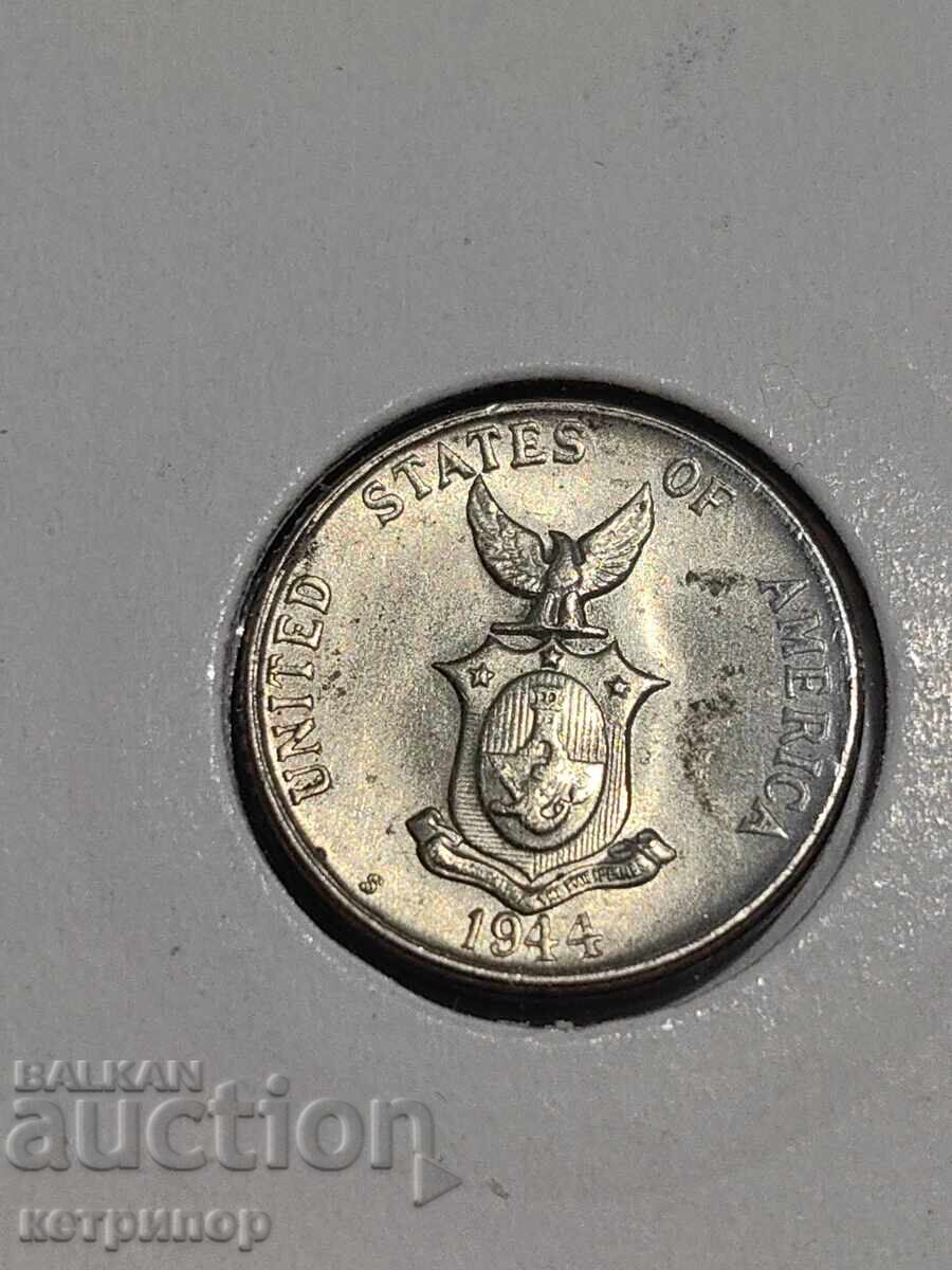 5 cents Philippines American 1944 S nickel with price 20.00 BGN | € 10.23 5 cents Philippines American 1944 S nickel with price 20.00 BGN | € 10.23