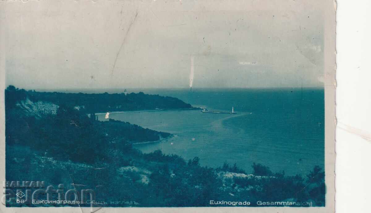 Βουλγαρία 1937 PK view Evxinovgrad ταξίδεψε