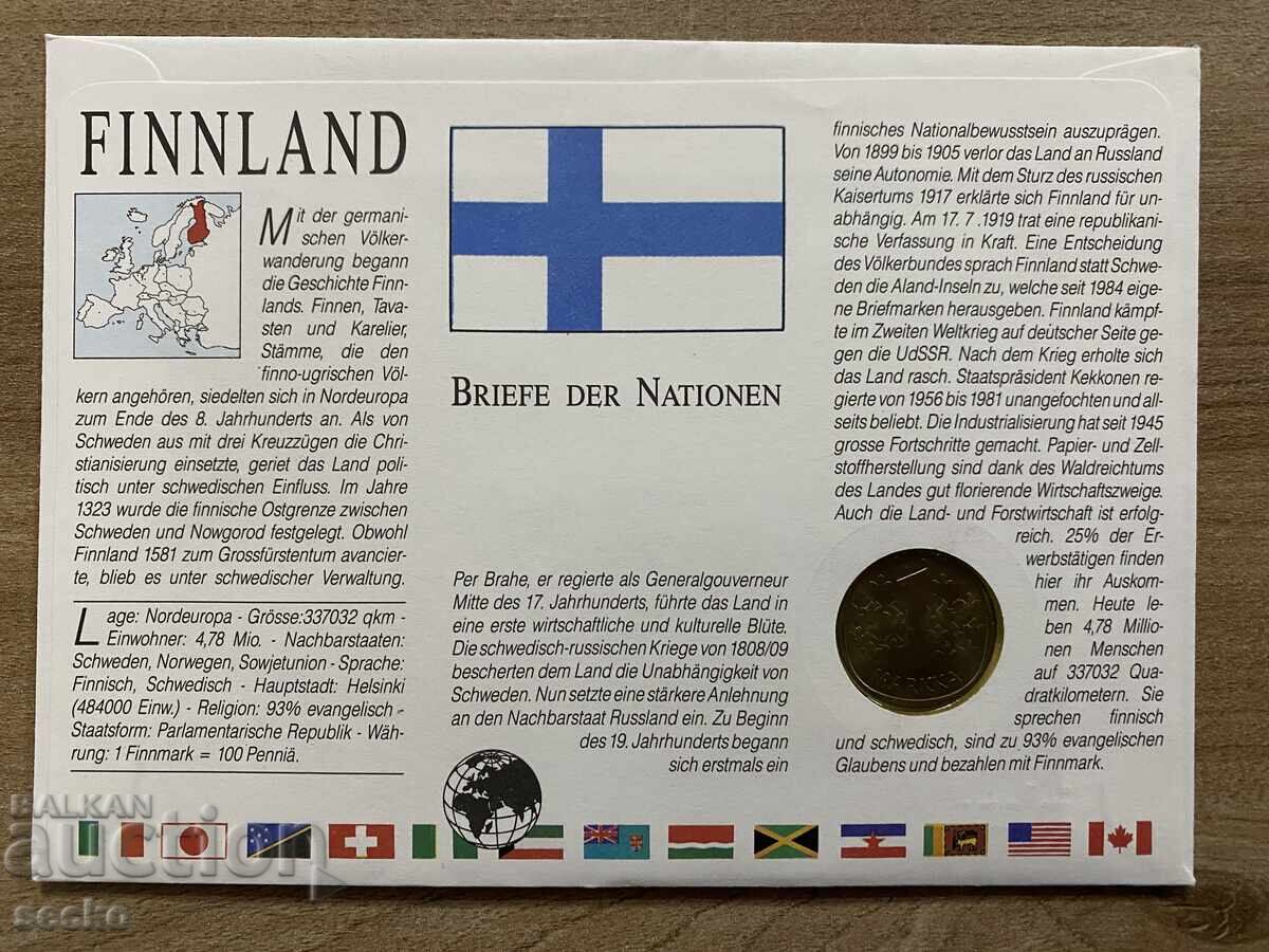 Ταχυδρομικός φάκελος με κέρμα /Numisbrief/ - Φινλανδία/Φινλανδία με τιμή 7.00 BGN | € 3.58 Ταχυδρομικός φάκελος με κέρμα /Numisbrief/ - Φινλανδία/Φινλανδία με τιμή 7.00 BGN | € 3.58