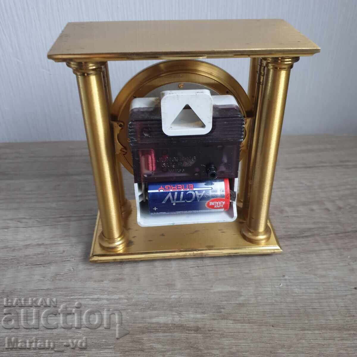 Bronze quartz table clock DUGENA - 5 Bronze quartz table clock DUGENA - 5