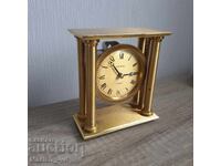 Bronze quartz table clock DUGENA