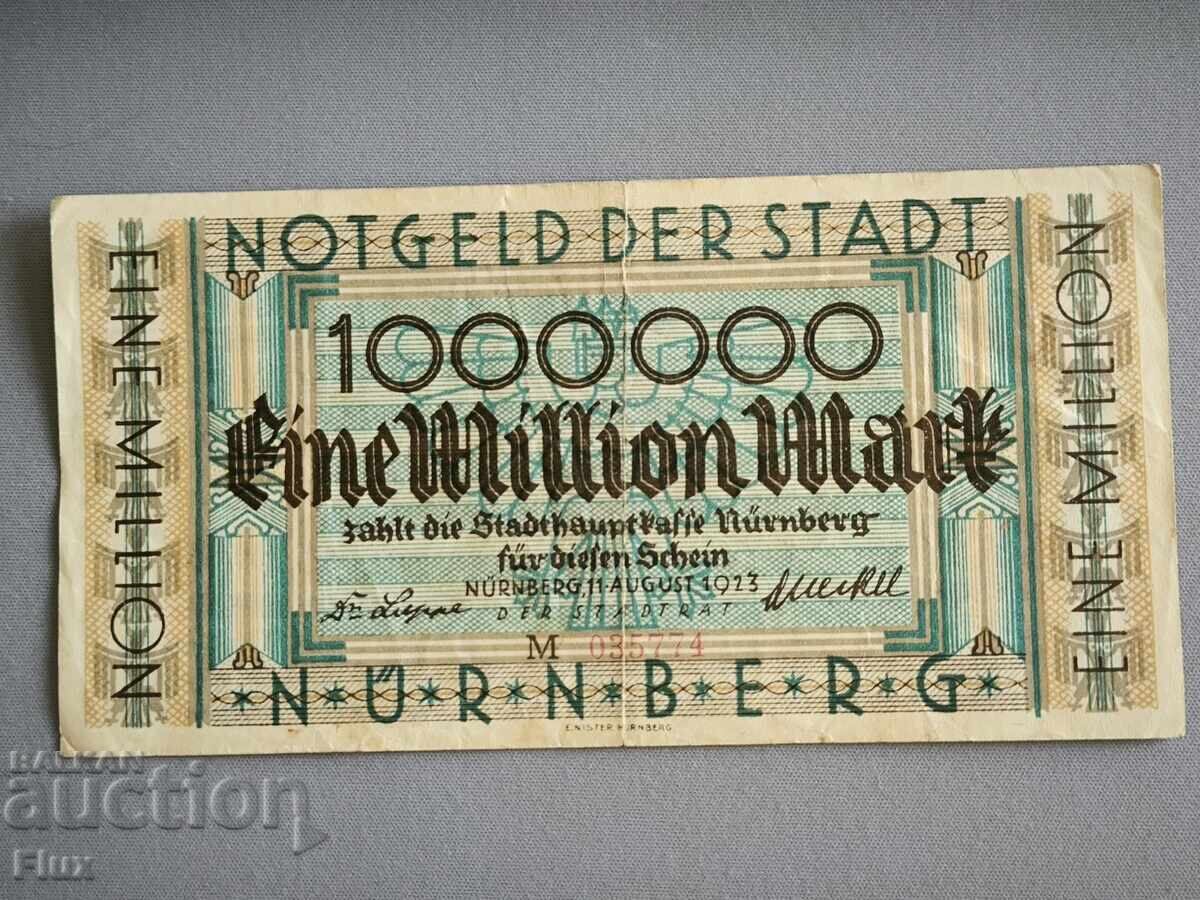 Bancnota - Germania - 1.000.000 de mărci (Nürnberg) | 1923