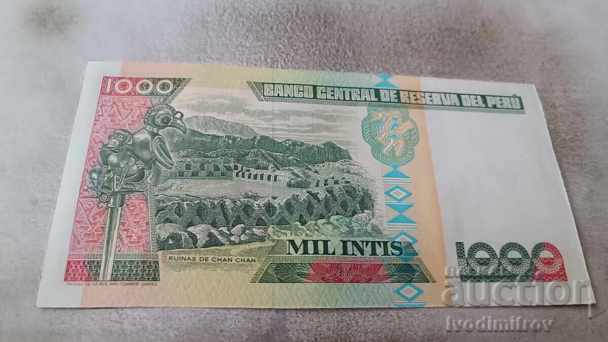 Peru 1000 intis 1988 with price 5.85 BGN | € 2.99 Peru 1000 intis 1988 with price 5.85 BGN | € 2.99