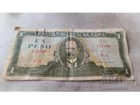 Cuba 1 peso 1970