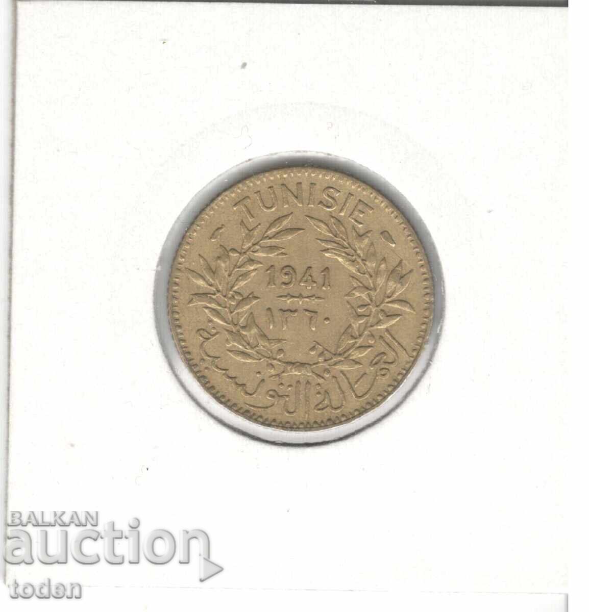 Auction Tunisia-1 Franc-1360(1941)-KM# 247-Chambers of Commerce Auction Tunisia-1 Franc-1360(1941)-KM# 247-Chambers of Commerce