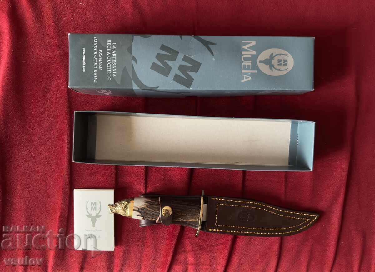 Muela Wolf 16A Spanish Antler Hunting Knife Brand New with price 369.98 BGN | € 189.17 Muela Wolf 16A Spanish Antler Hunting Knife Brand New with price 369.98 BGN | € 189.17
