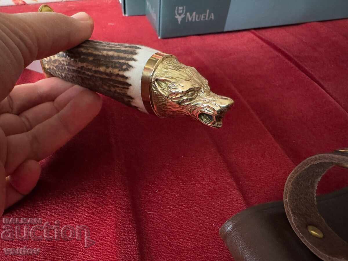 Muela Wolf 16A Spanish Antler Hunting Knife Brand New - 7 Muela Wolf 16A Spanish Antler Hunting Knife Brand New - 7