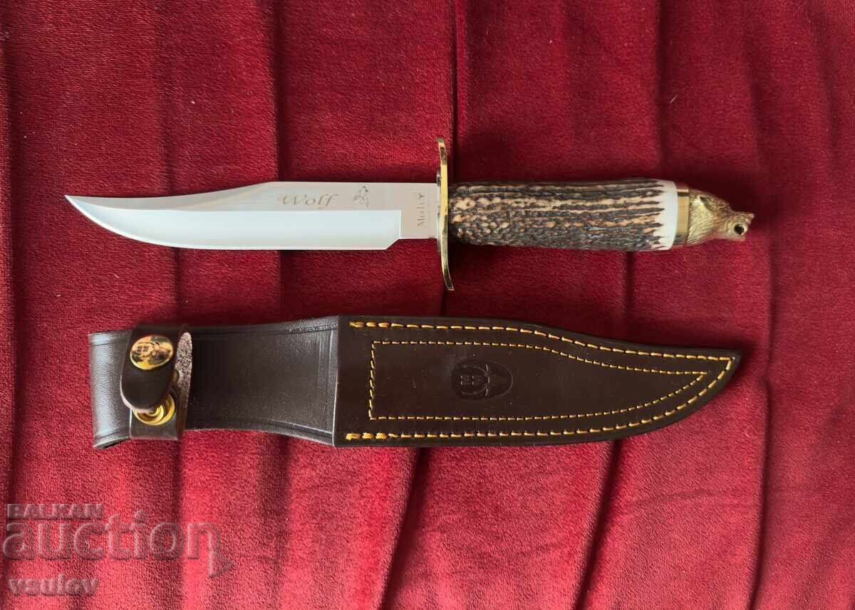 Muela Wolf 16A Spanish Antler Hunting Knife Brand New Muela Wolf 16A Spanish Antler Hunting Knife Brand New