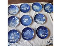 Various models of collector's plates