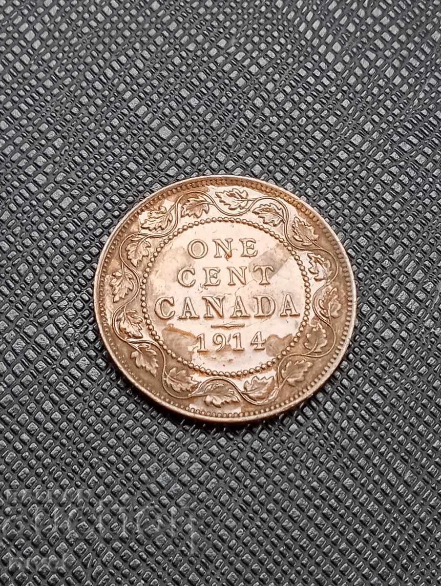 Canada 1 cent 1914