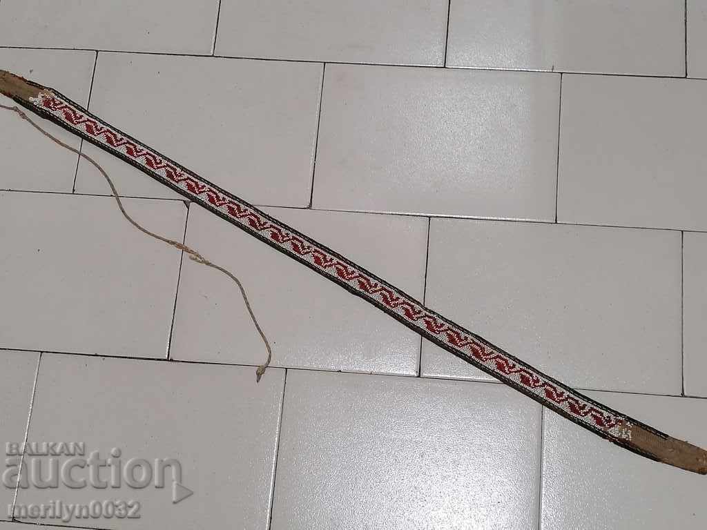 Beaded costume belt for pafty beaded belt blues - 5