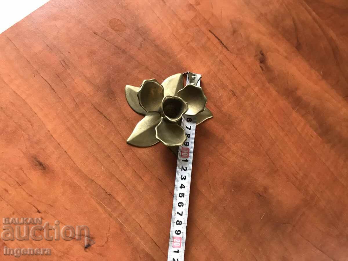 BRONZE BRASS CANDLEHOLDER - 171 GRAMS with price 18.00 BGN | € 9.20 BRONZE BRASS CANDLEHOLDER - 171 GRAMS with price 18.00 BGN | € 9.20