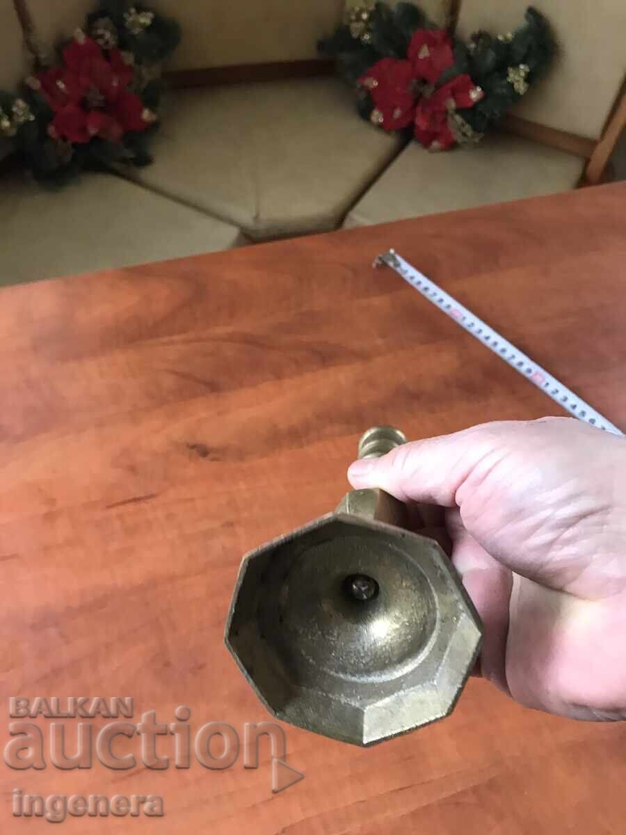 Delivery of BRONZE BRASS CANDLEHOLDER - 135 GRAMS Delivery of BRONZE BRASS CANDLEHOLDER - 135 GRAMS