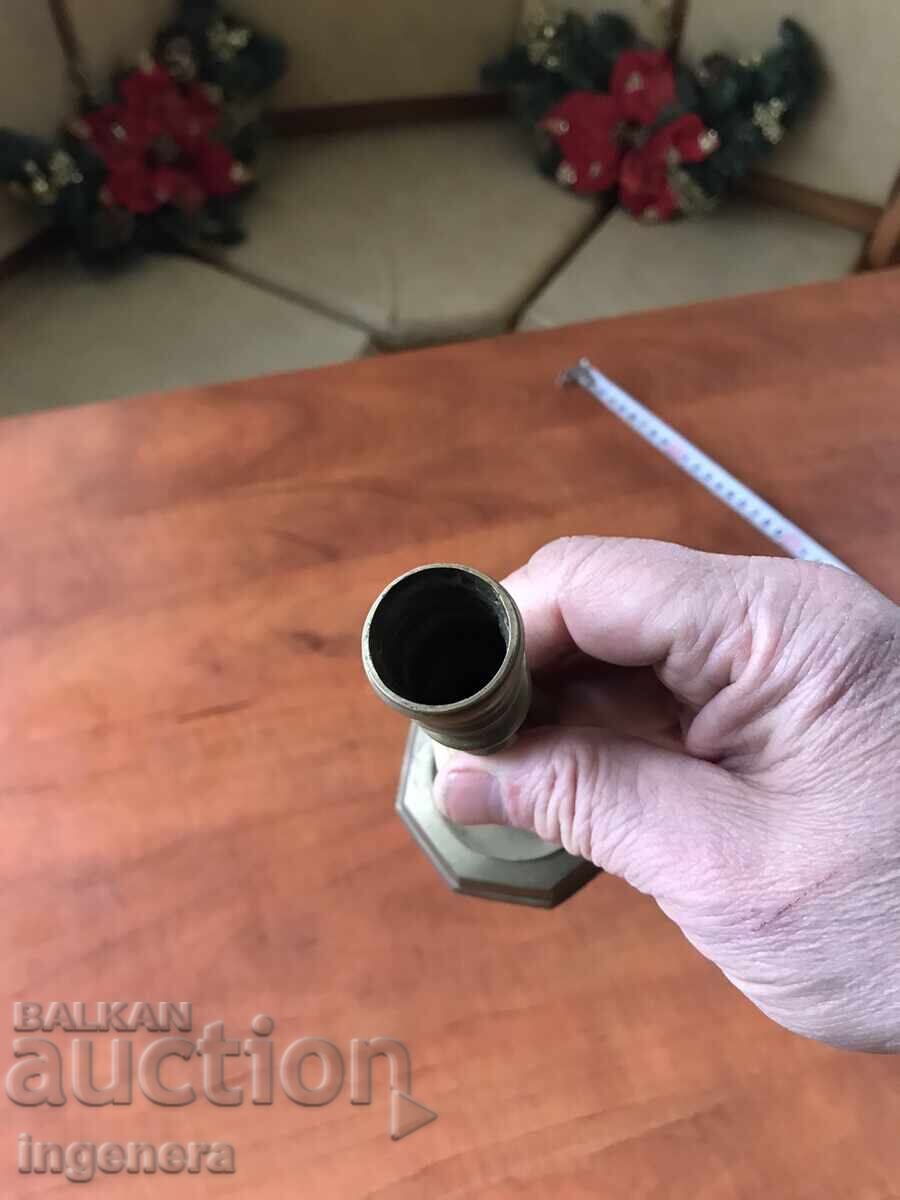 BRONZE BRASS CANDLEHOLDER - 135 GRAMS - 5 BRONZE BRASS CANDLEHOLDER - 135 GRAMS - 5