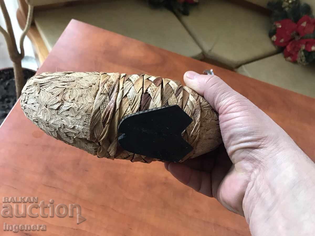 FIGURE WOOD PLASTIC BRAIDED DUCK DUCK BEAUTY - 7