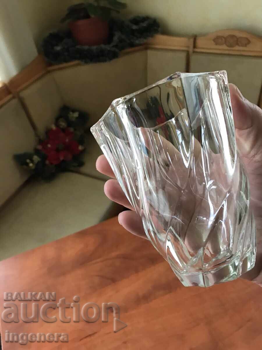 SOLID EMBOSSED GLASS VASE - 7 SOLID EMBOSSED GLASS VASE - 7