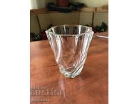 SOLID EMBOSSED GLASS VASE