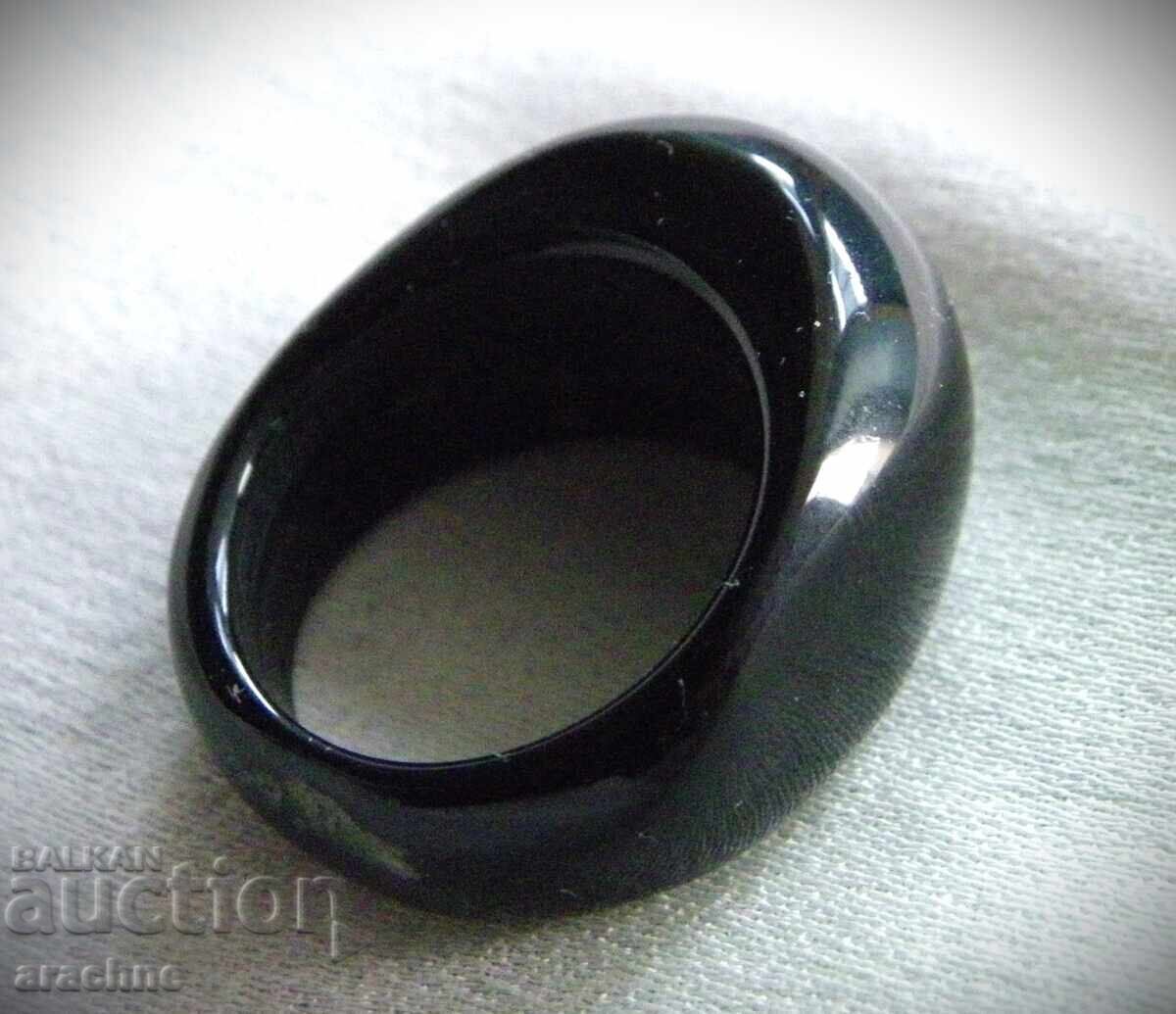 Black jade ring, Russia with price 45.00 BGN | € 23.01 Black jade ring, Russia with price 45.00 BGN | € 23.01