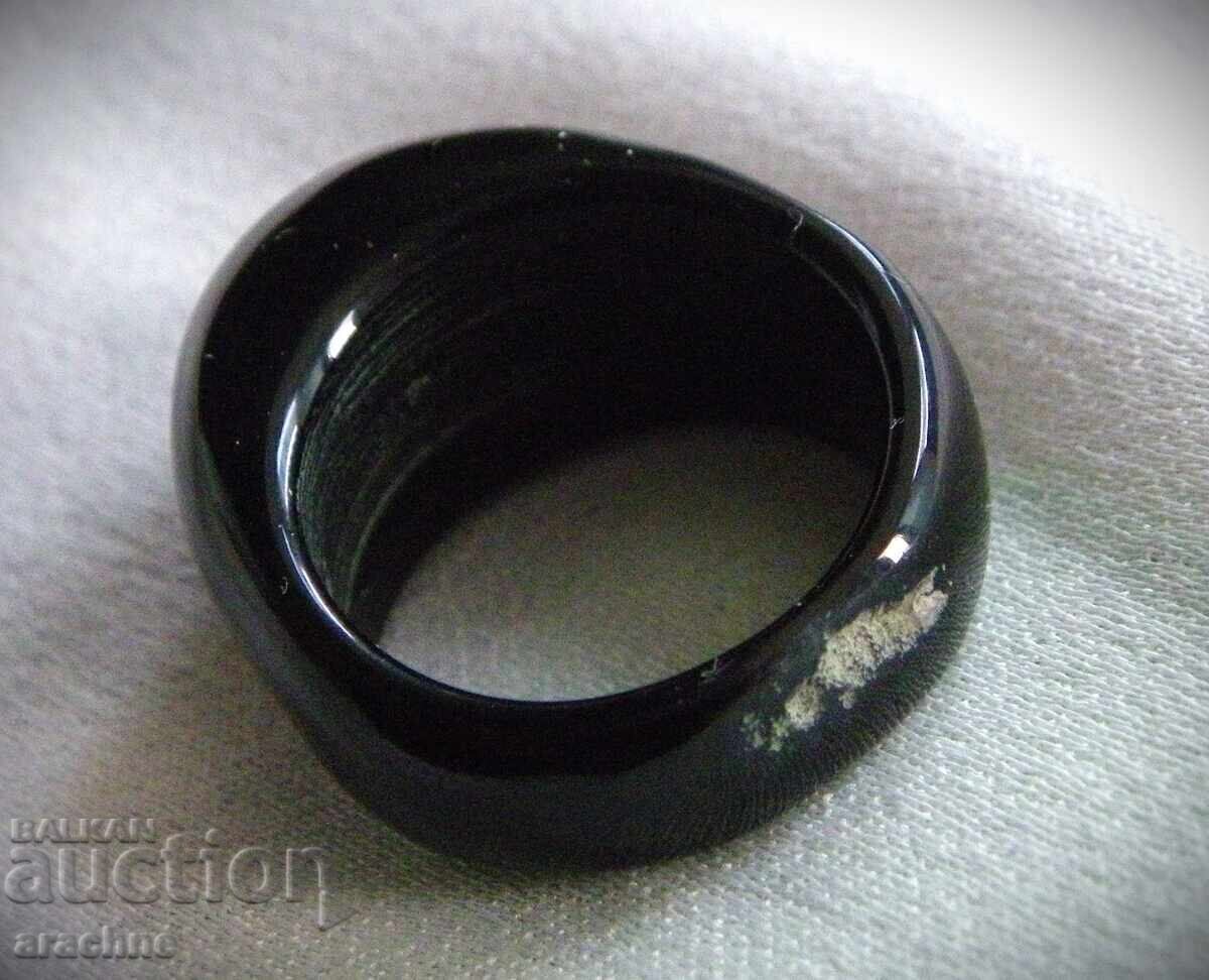Auction Black jade ring, Russia Auction Black jade ring, Russia