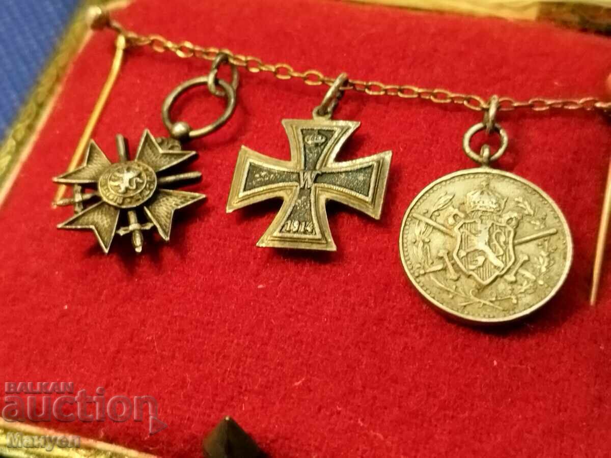 Доставка на Стара колодка от ордени ( миниатюри) - Царство България. Доставка на Стара колодка от ордени ( миниатюри) - Царство България.