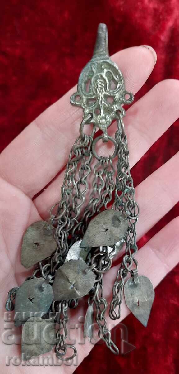 Antique ethnographic jewelry, shimmering