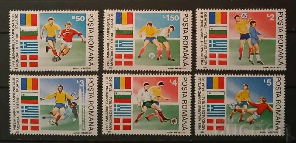 România 1990 Sport/Fotbal/Bulgaria MNH