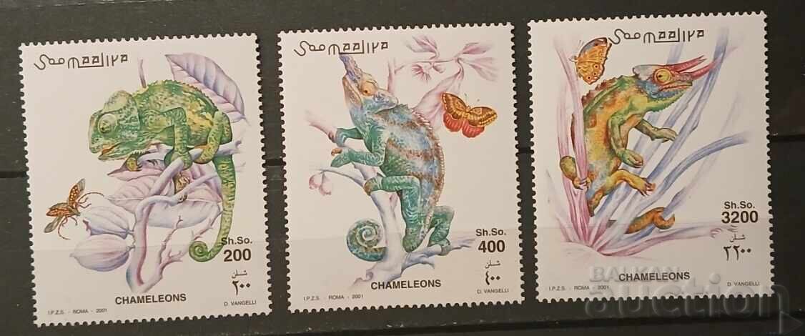 Somalia 2001 Fauna/Cameleonii 14,25 EUR MNH