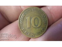 Γερμανία 10 pfennig, 1968