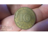 Germania 10 pfennig, 1972