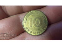 Γερμανία 10 Pfennig, 1995