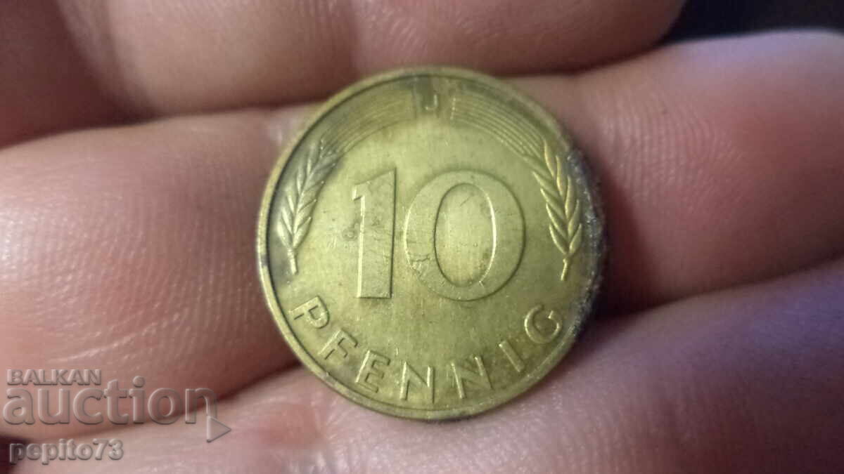 Germania 10 Pfennig, 1996