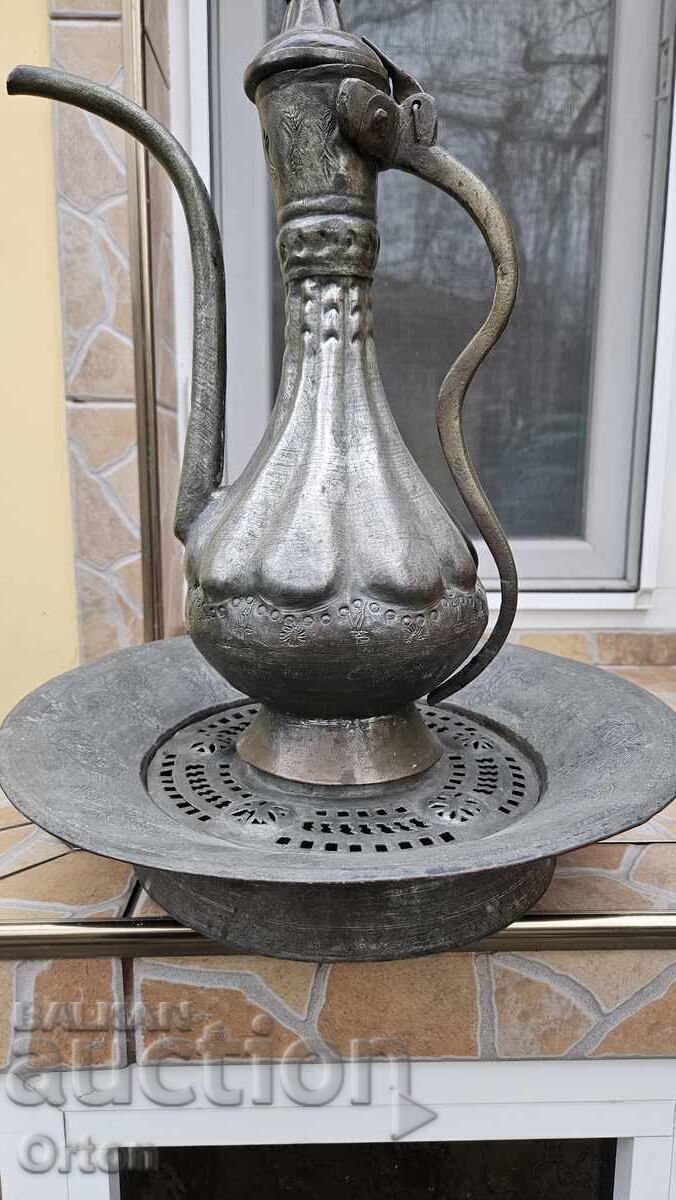 ΜΟΝΑΔΙΚΟΣ! ΑΝΤΙΚΕ ΣΦΥΡΗΤΟ ΟΘΩΜΑΝΙΚΟ ΧΑΛΚΙΝΟ ΓΛΑΣΤΡΟ - 5 ΜΟΝΑΔΙΚΟΣ! ΑΝΤΙΚΕ ΣΦΥΡΗΤΟ ΟΘΩΜΑΝΙΚΟ ΧΑΛΚΙΝΟ ΓΛΑΣΤΡΟ - 5