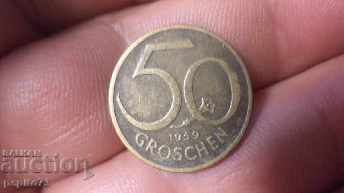 Αυστρία 50 Grosz, 1959