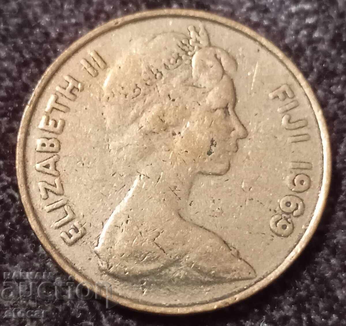 5 cenți Fiji 1969 cu preț € 2.80 | 5.48 BGN
